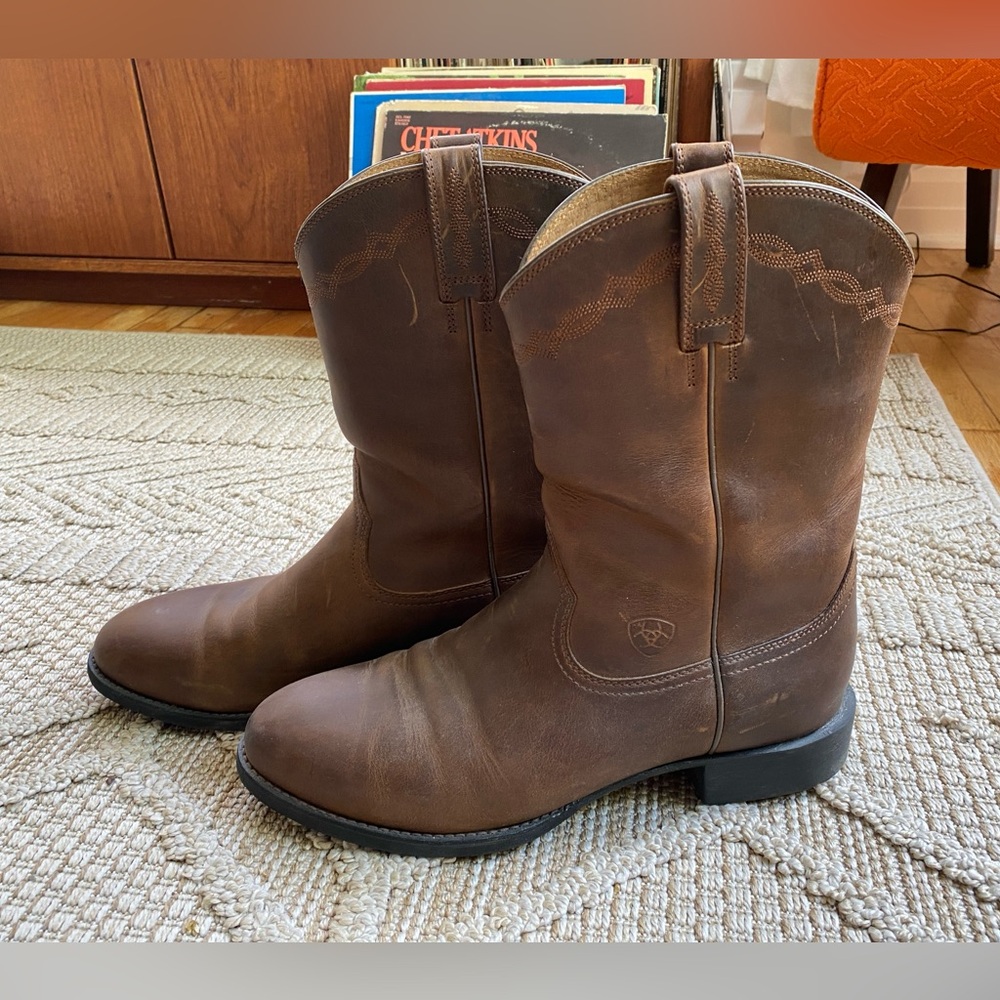 Ariat Men’s Heritage Roper Western Boots - Round Toe, size 11.5D - Picture 5 of 9